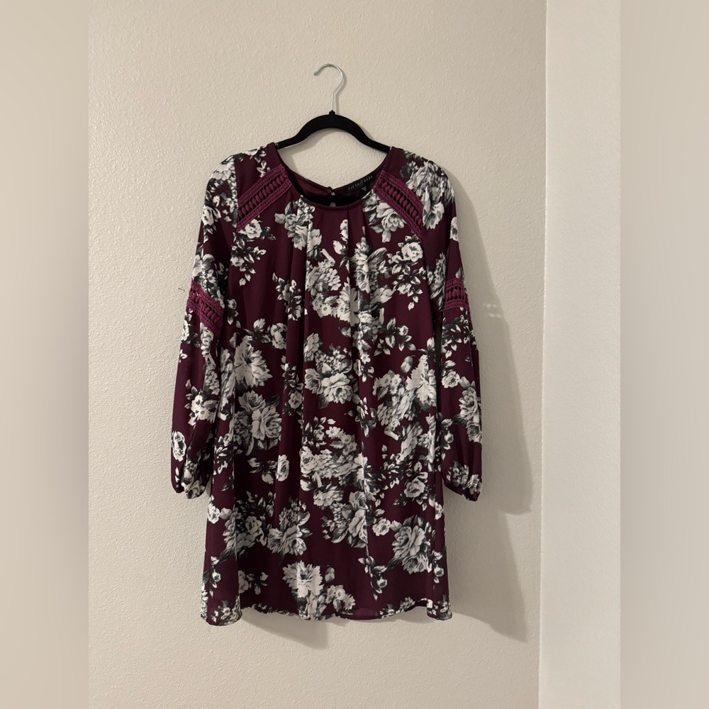 Fifth & Park Swing Dress Floral Size Small